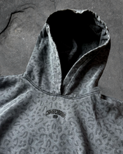 Load image into Gallery viewer, "BLACKOUT" 3D LEOPARD HOODIE