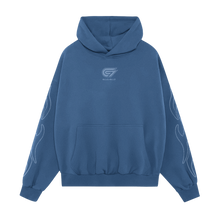 画像をギャラリービューアに読み込む, "ONI REAPER" Steel Blue Hoodie 1 of 1