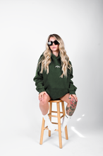 Load image into Gallery viewer, "CAMBERGANG" GREEN 3D Metallic Stone Washed / Distressed Hoodie