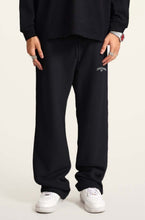 Load image into Gallery viewer, "CAMBERGANG" Black 3D Metallic Luxe Sweatpants