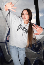 画像をギャラリービューアに読み込む, "DARK" HEATHER GREY ARCH LOGO HOODIE