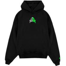 Load image into Gallery viewer, "REAPER PEEKER" GLOW IN THE DARK HOODIE