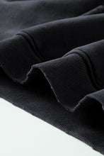 Load image into Gallery viewer, "CAMBERGANG" Black 3D Metallic Stone Washed / Distressed Hoodie