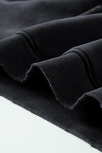 Load image into Gallery viewer, "CAMBERGANG" Black 3D Metallic Stone Washed / Distressed Hoodie