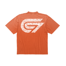 Load image into Gallery viewer, "WRECKED SCRIPT" NEON ORANGE TEE