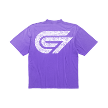 Load image into Gallery viewer, "WRECKED SCRIPT" NEON PURPLE TEE