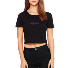 Load image into Gallery viewer, "ELECTRIC" FEMALE CROP TEE