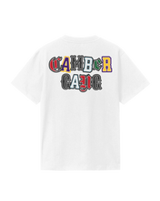 Load image into Gallery viewer, "VARSITY" WHITE PREMIUM HEAVYWEIGHT TEE