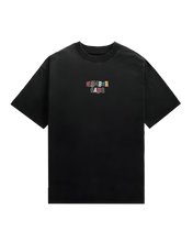 Load image into Gallery viewer, "VARSITY" BLACK PREMIUM HEAVYWEIGHT TEE