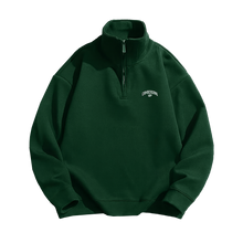 画像をギャラリービューアに読み込む, "CAMBERGANG" Alpine Green 3D Metallic Quarter Zip