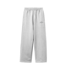 Load image into Gallery viewer, "CAMBERGANG" Light Heather Grey 3D Metallic Luxe Sweatpants