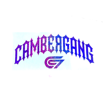 Load image into Gallery viewer, CAMBERGANG CLASSIC CURVED LOGO DECALS