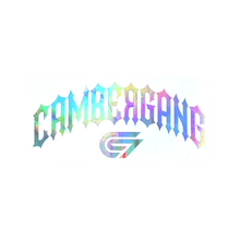 Load image into Gallery viewer, CAMBERGANG CLASSIC CURVED LOGO DECALS