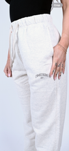 Load image into Gallery viewer, &quot;CAMBERGANG&quot; Light Heather Grey 3D Metallic Luxe Sweatpants
