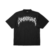 Load image into Gallery viewer, &quot;WRECKED SCRIPT&quot; BLACK TEE
