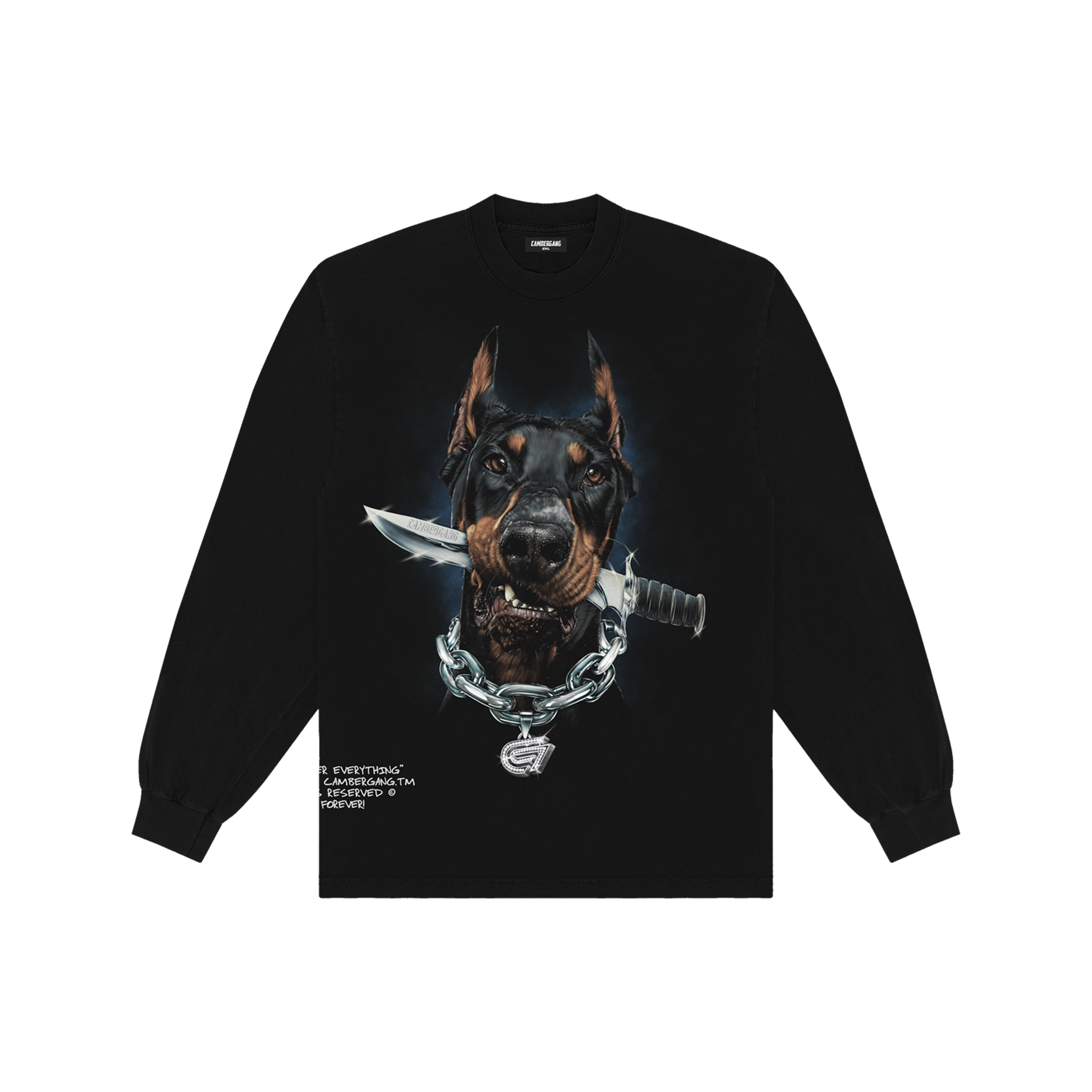 "DOBERMAN" LONG SLEEVE TEE