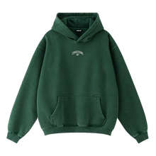 Load image into Gallery viewer, &quot;CAMBERGANG&quot; GREEN 3D Metallic Stone Washed / Distressed Hoodie
