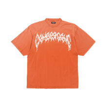 Load image into Gallery viewer, &quot;WRECKED SCRIPT&quot; NEON ORANGE TEE
