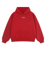 Load image into Gallery viewer, &quot;CAMBERGANG&quot; RED 3D Metallic Stone Washed/ Distressed Hoodie
