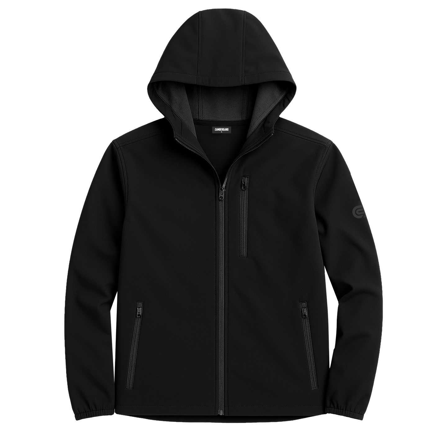 ESSENTIAL STEALTH BLACK POLYTECH JACKET